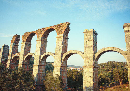 Near the town of Moria, one can visit the Roman Aqueduct that was built in the second century AD.